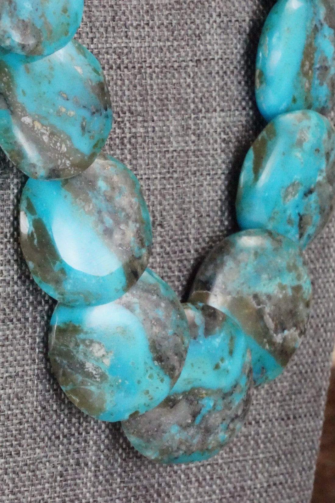 Turquoise & Sterling Silver Necklace and Earrings Set - Joe Garcia