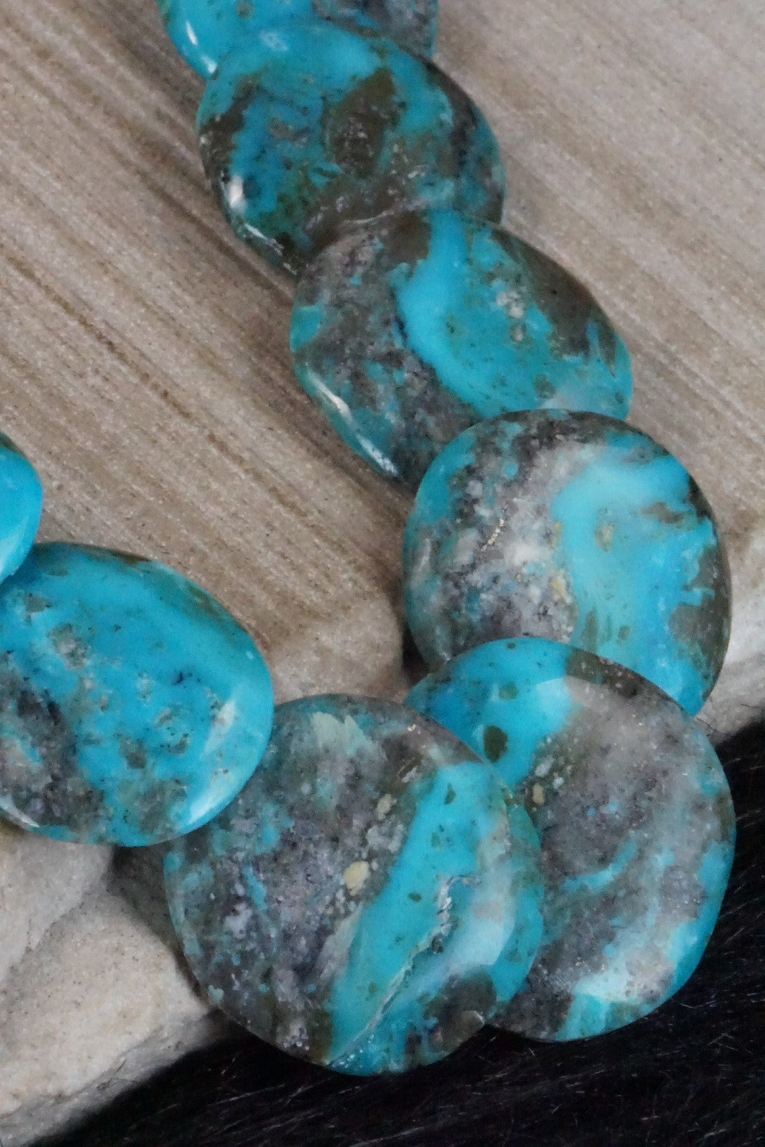 Turquoise & Sterling Silver Necklace and Earrings Set - Joe Garcia