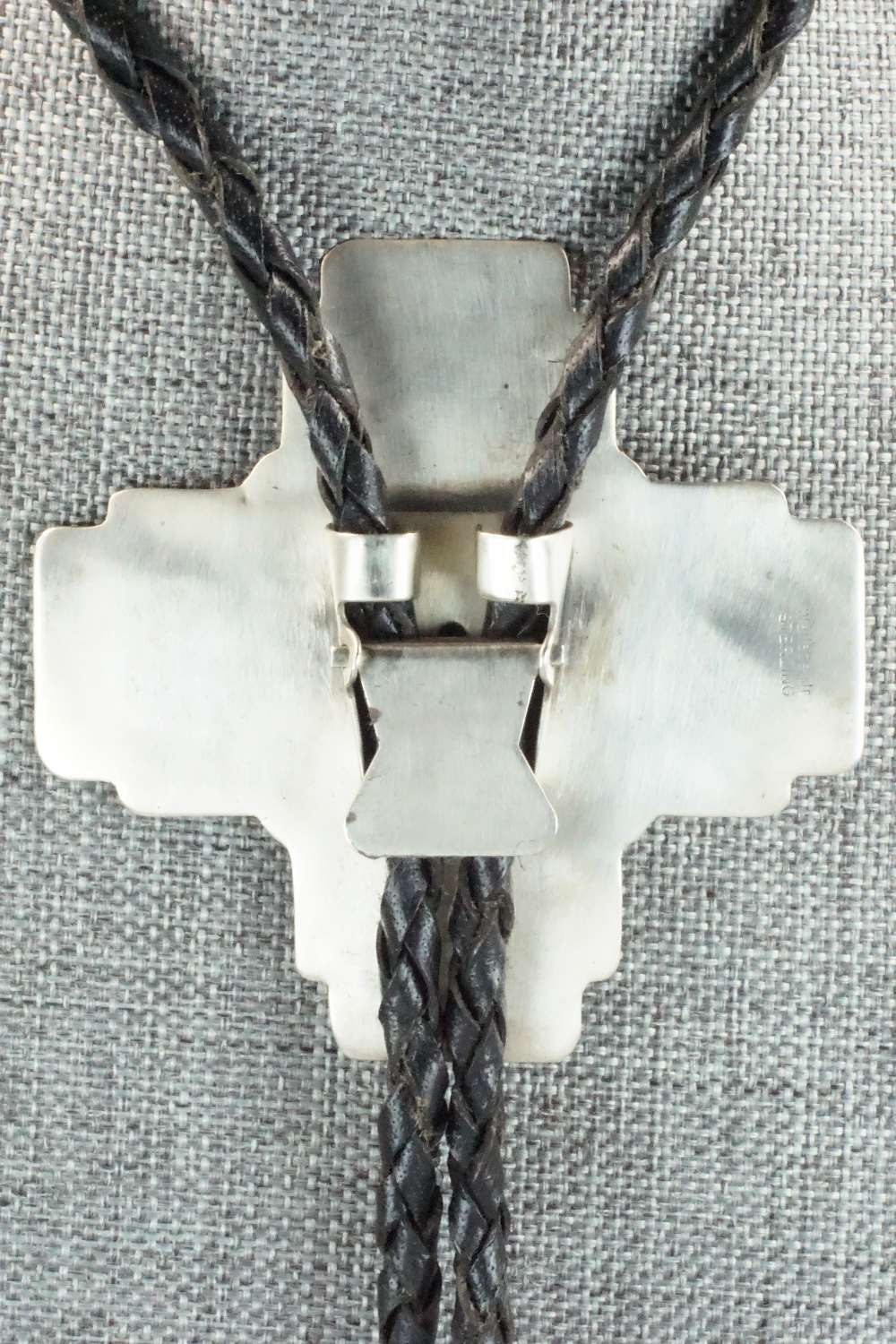 Sterling Silver Bolo Tie - Wallace Yazzie Jr.