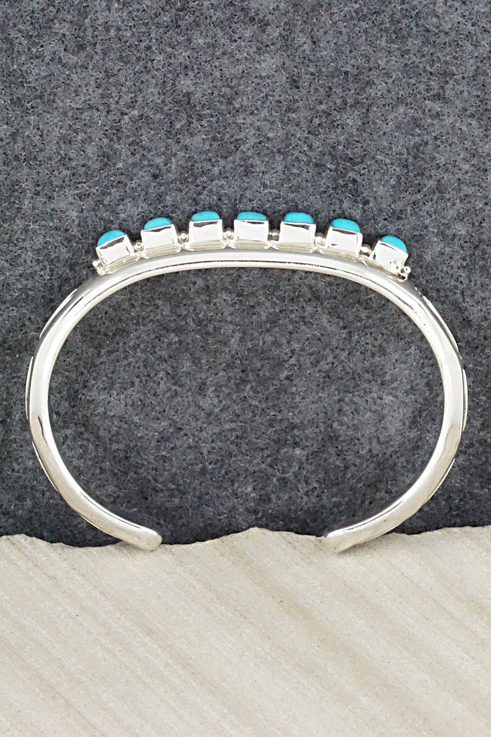 Turquoise & Sterling Silver Bracelet - Thomas Yazzie