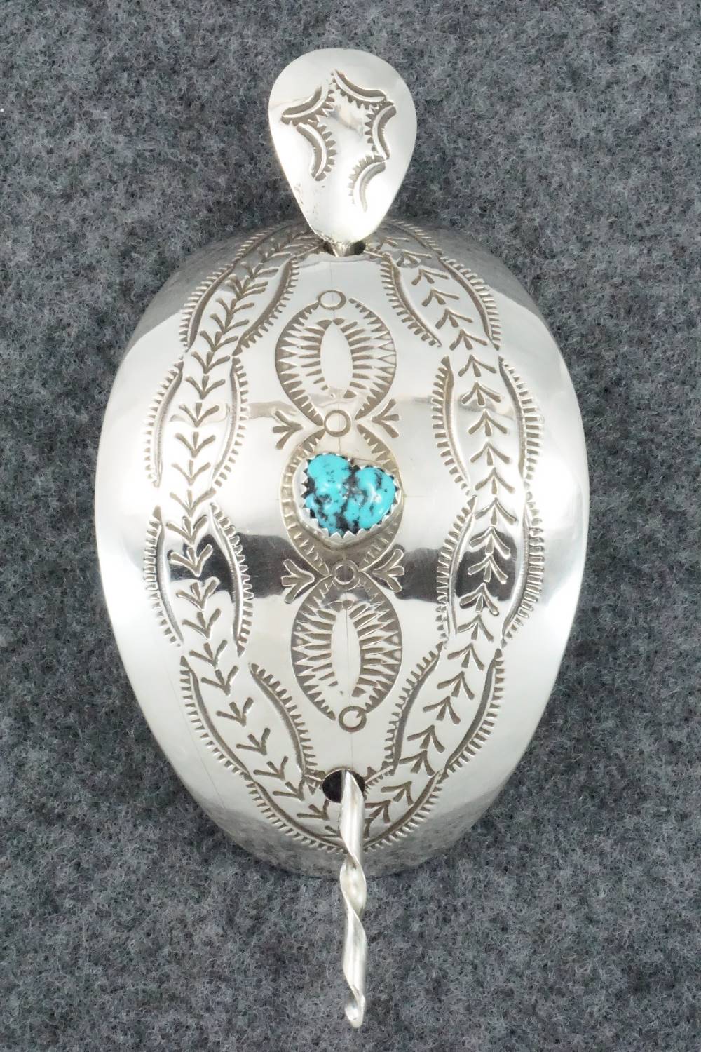 Turquoise & Sterling Silver Hair Pin - Jolene Begay
