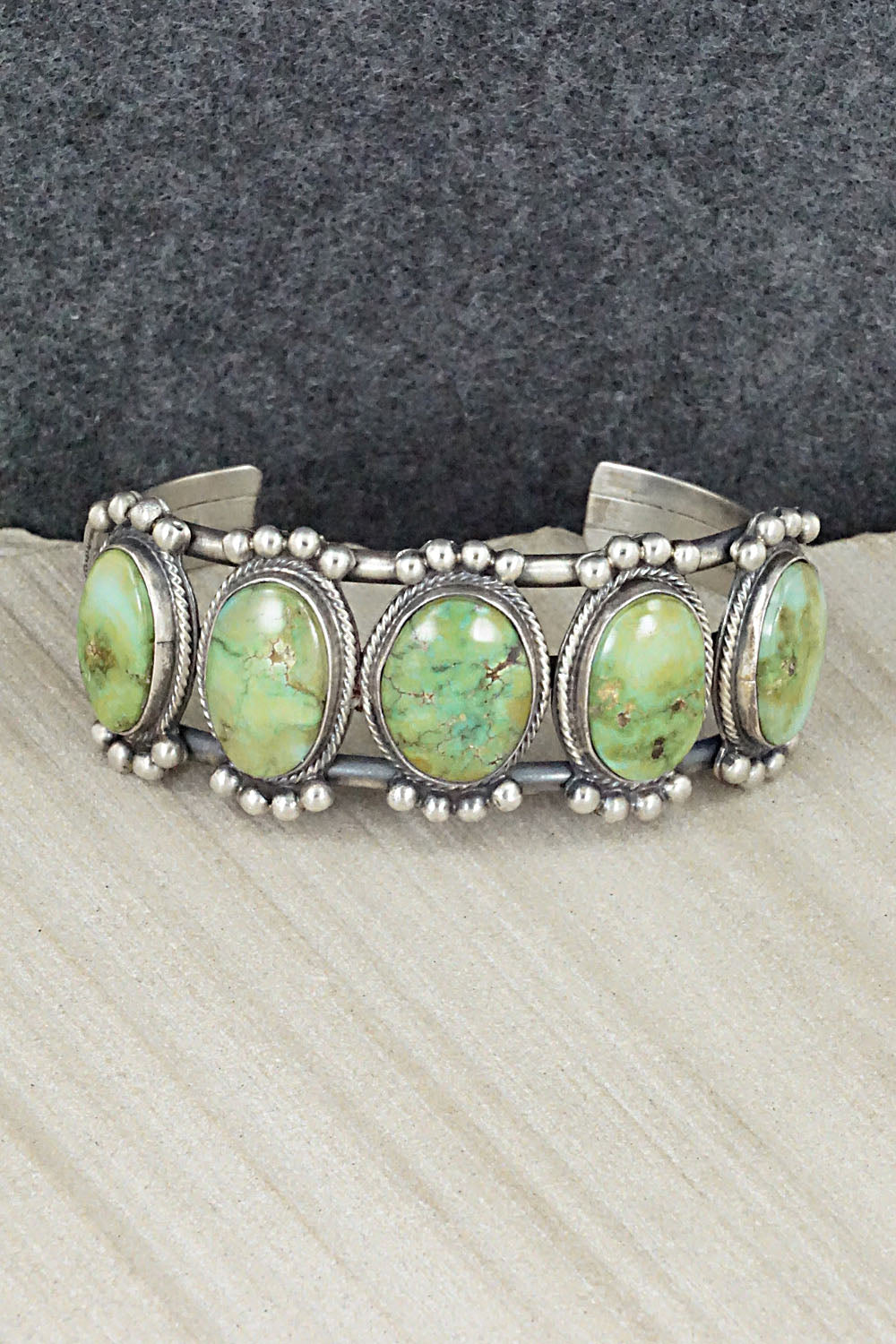 Turquoise & Sterling Silver Bracelet - Thomas Yazzie