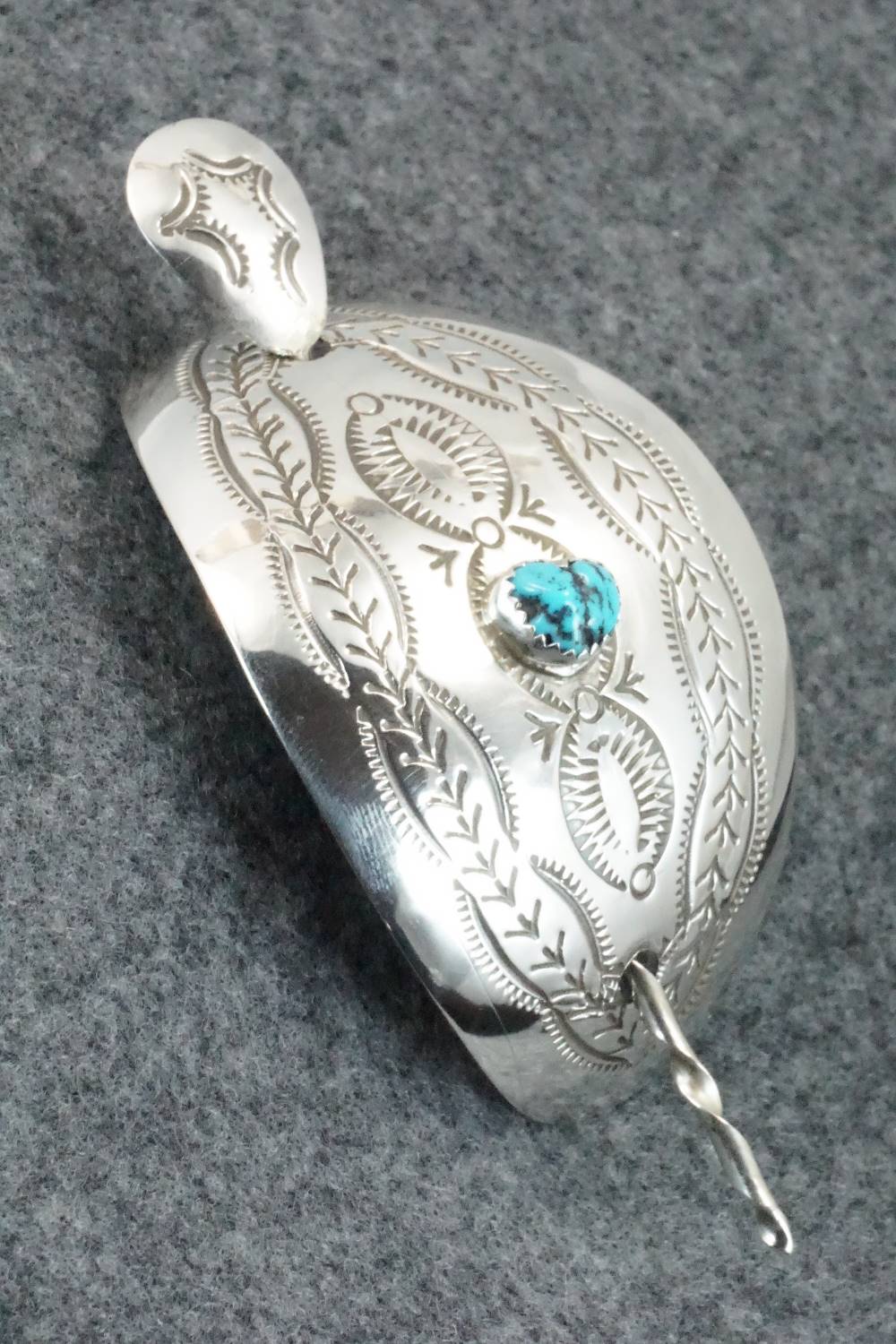Turquoise & Sterling Silver Hair Pin - Jolene Begay