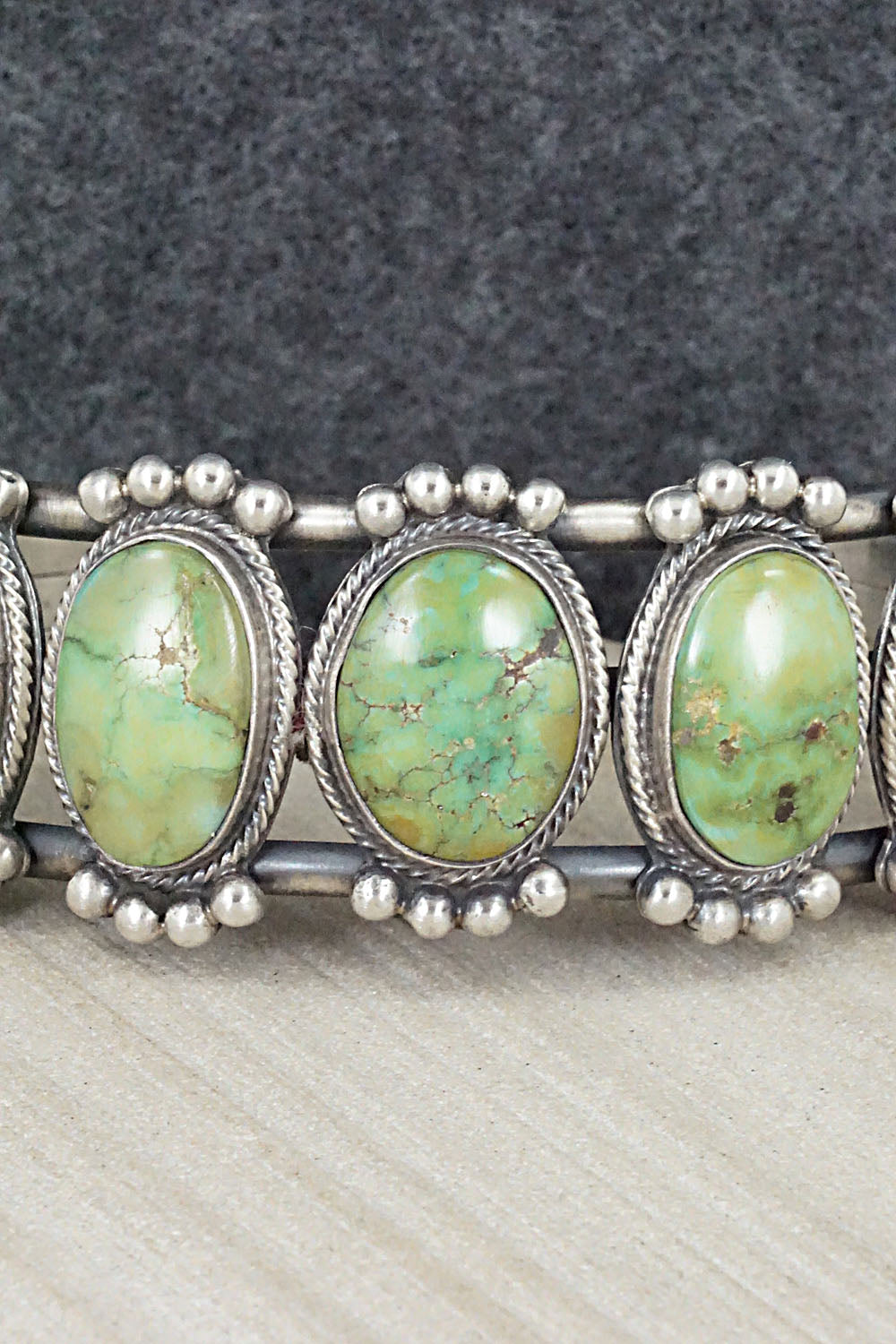 Turquoise & Sterling Silver Bracelet - Thomas Yazzie