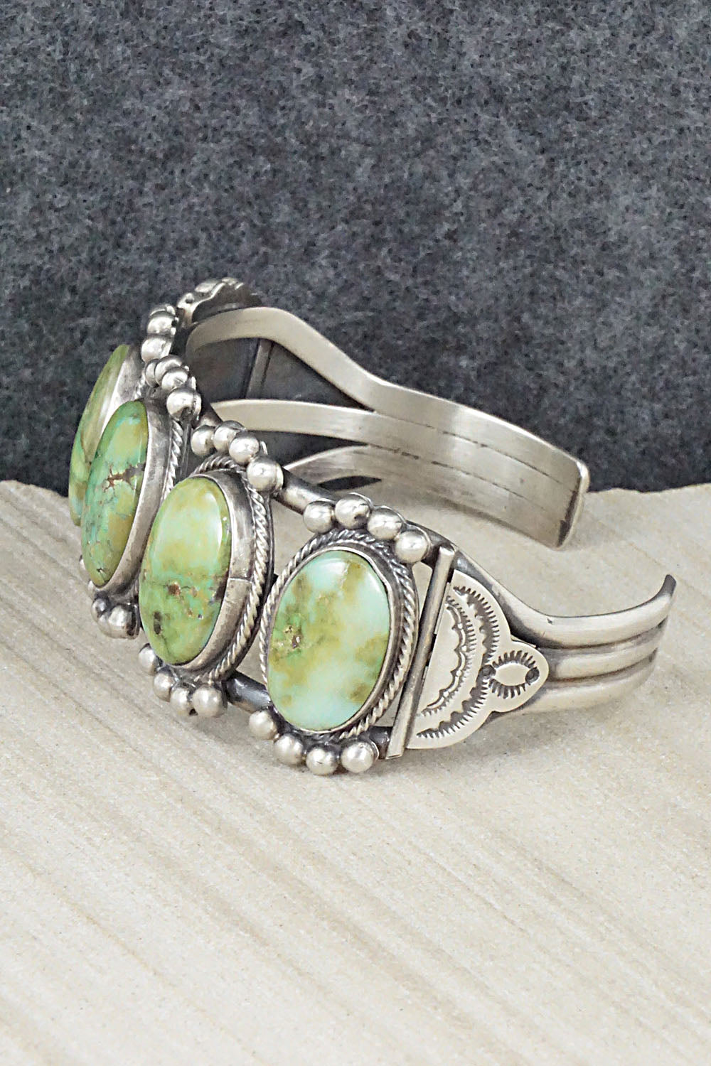 Turquoise & Sterling Silver Bracelet - Thomas Yazzie
