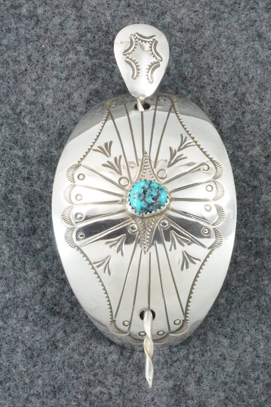 Turquoise & Sterling Silver Hair Pin - Jolene Begay