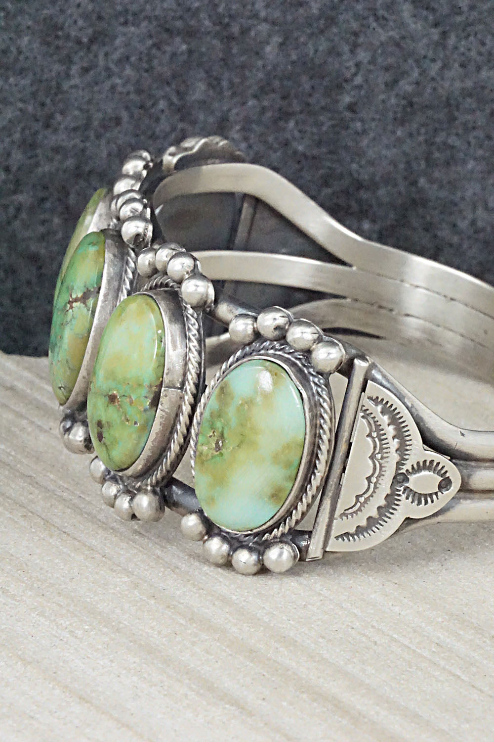 Turquoise & Sterling Silver Bracelet - Thomas Yazzie