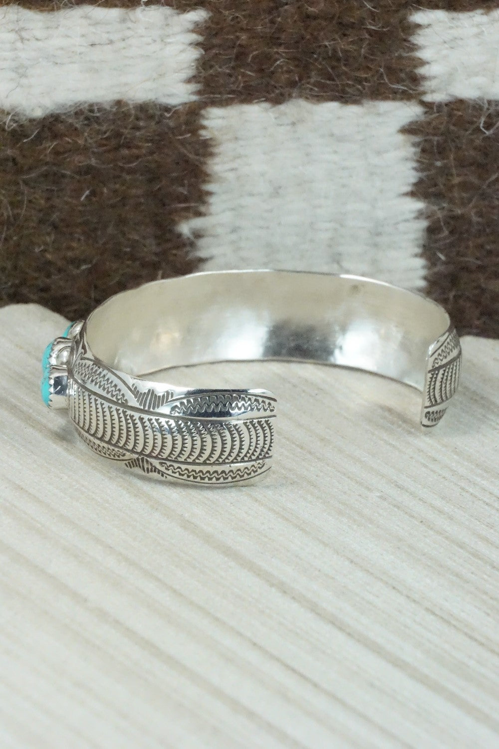 Turquoise & Sterling Silver Bracelet - Grace Silver