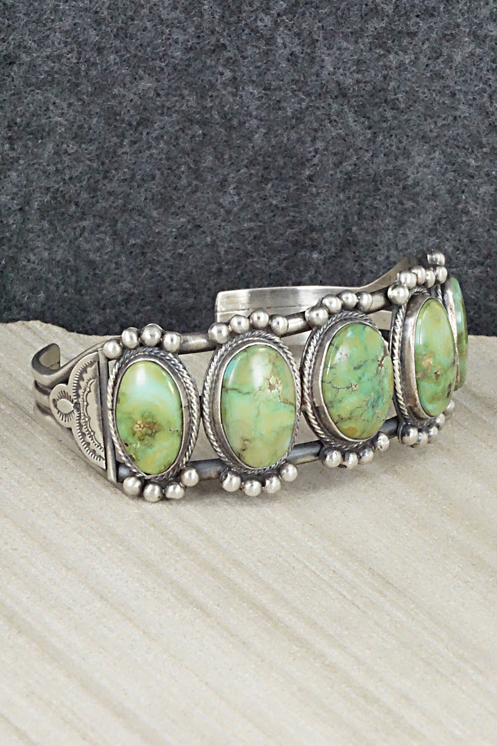 Turquoise & Sterling Silver Bracelet - Thomas Yazzie