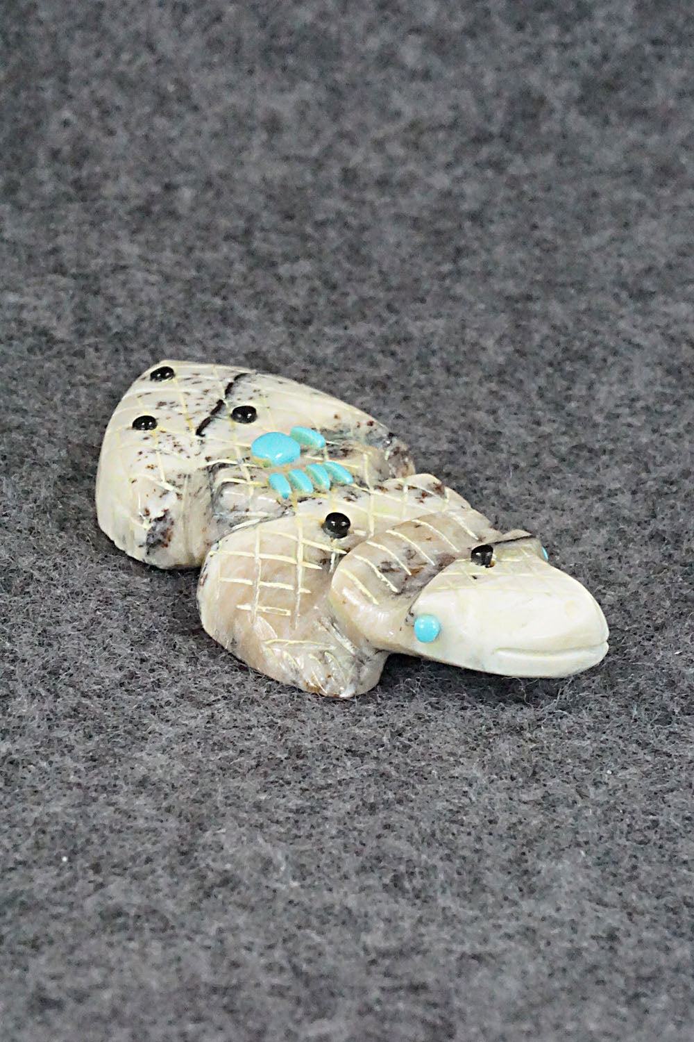 Horned Toad Zuni Fetish Carving - Danette Laate