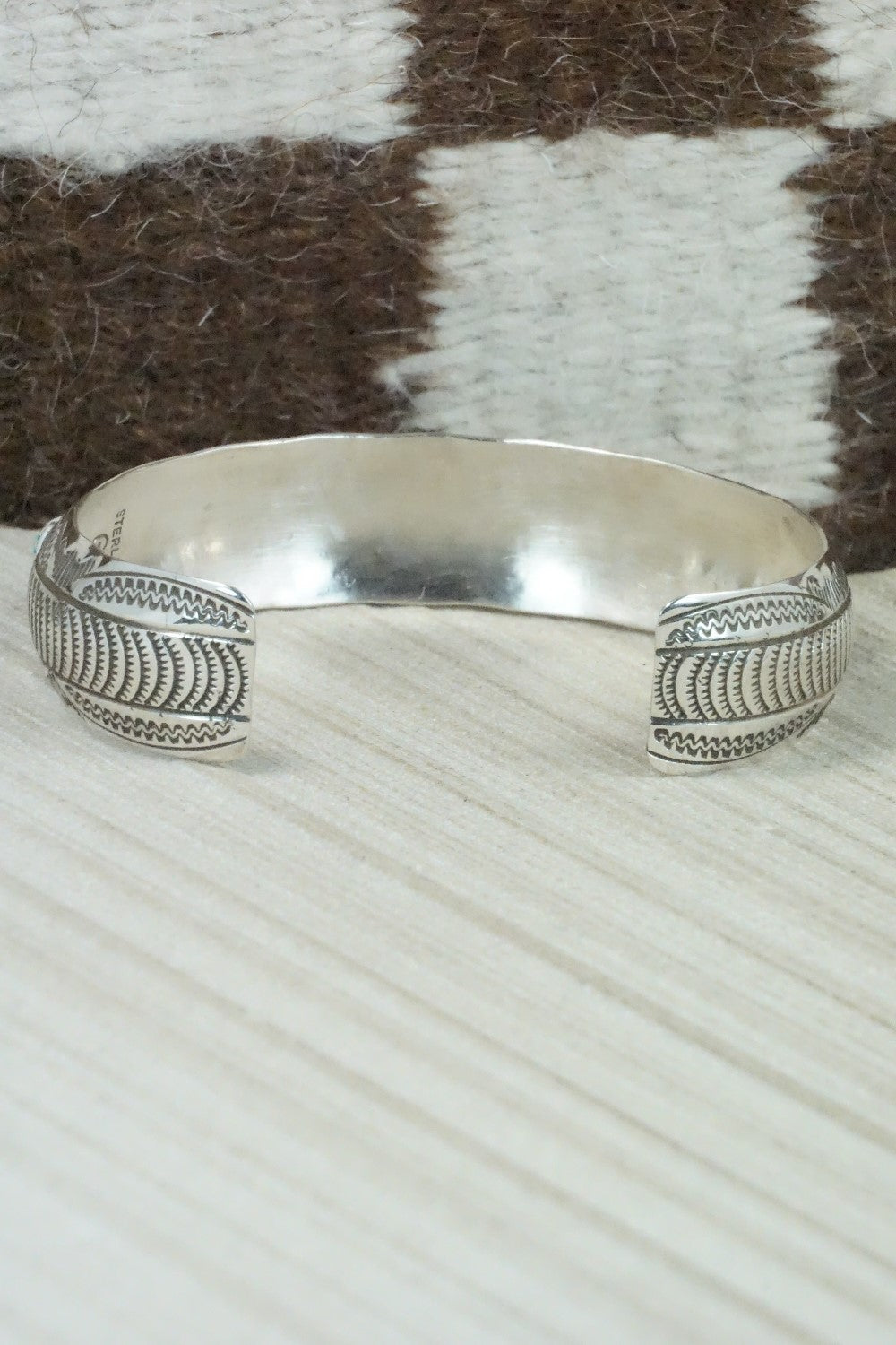 Turquoise & Sterling Silver Bracelet - Grace Silver