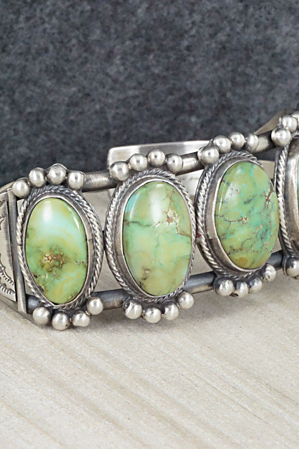 Turquoise & Sterling Silver Bracelet - Thomas Yazzie