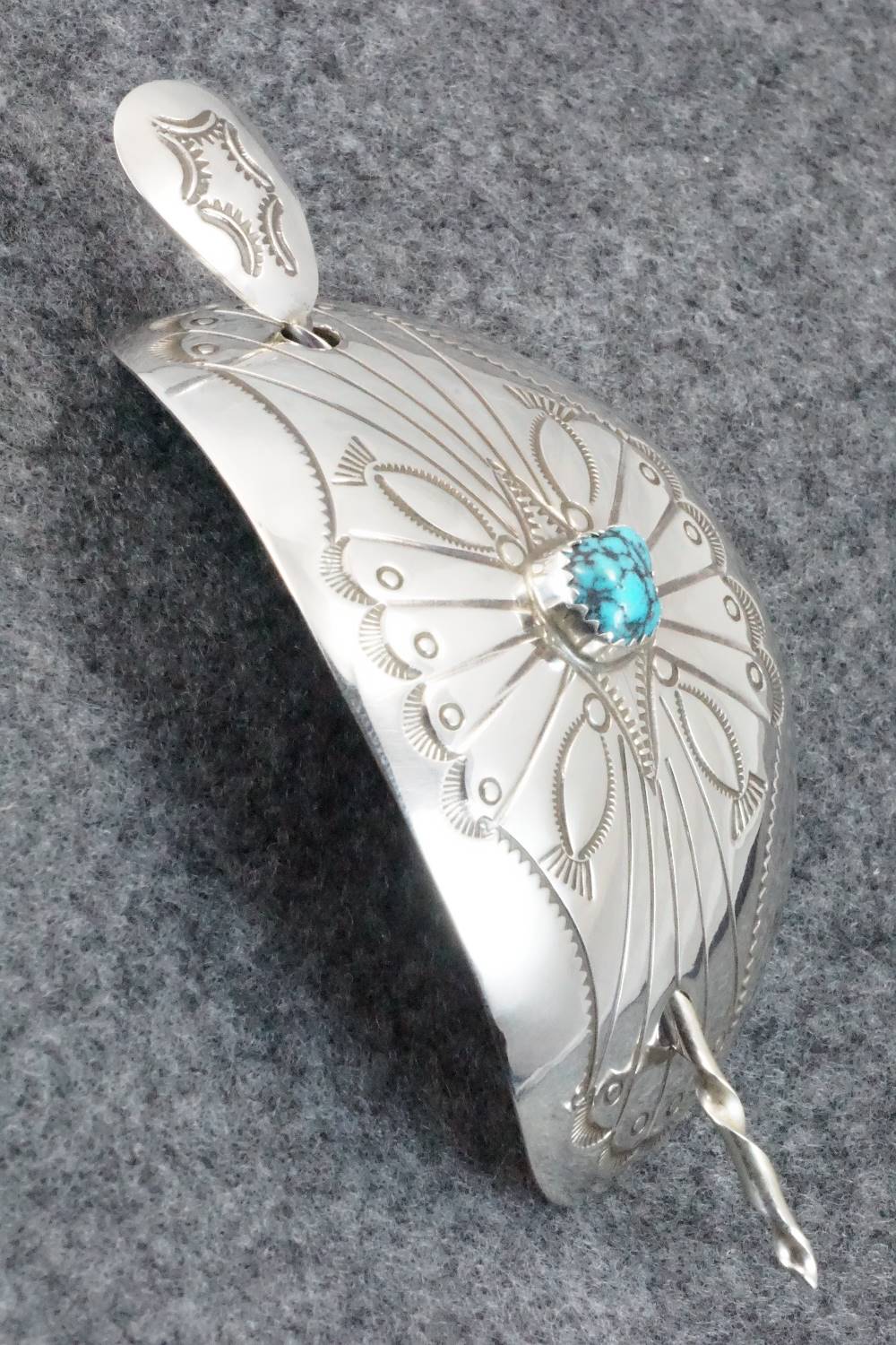 Turquoise & Sterling Silver Hair Pin - Jolene Begay