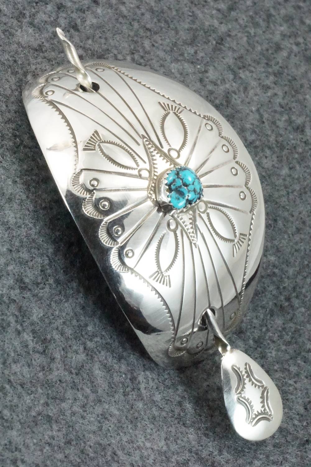 Turquoise & Sterling Silver Hair Pin - Jolene Begay