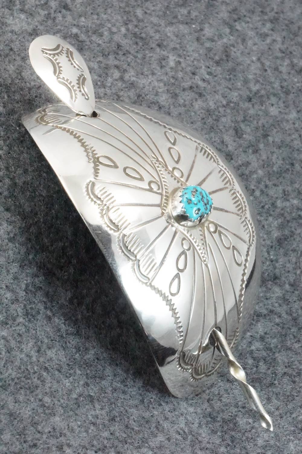 Turquoise & Sterling Silver Hair Pin - Jolene Begay