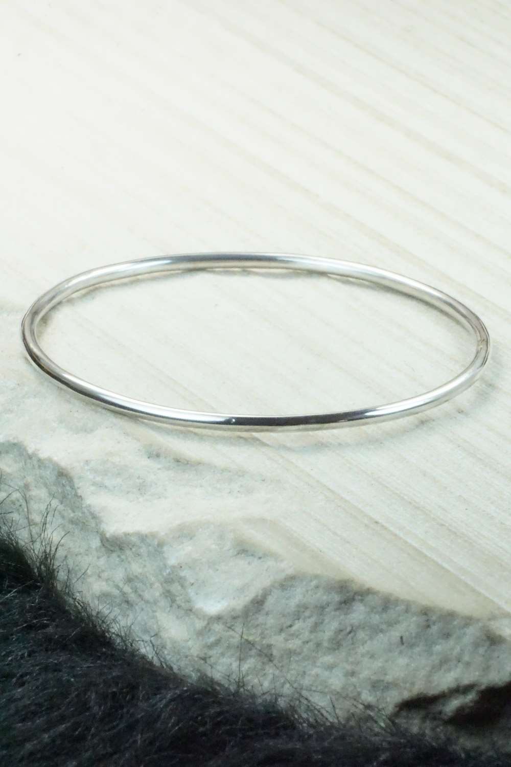 Sterling Silver Bangle Cuff - Elaine Tahe