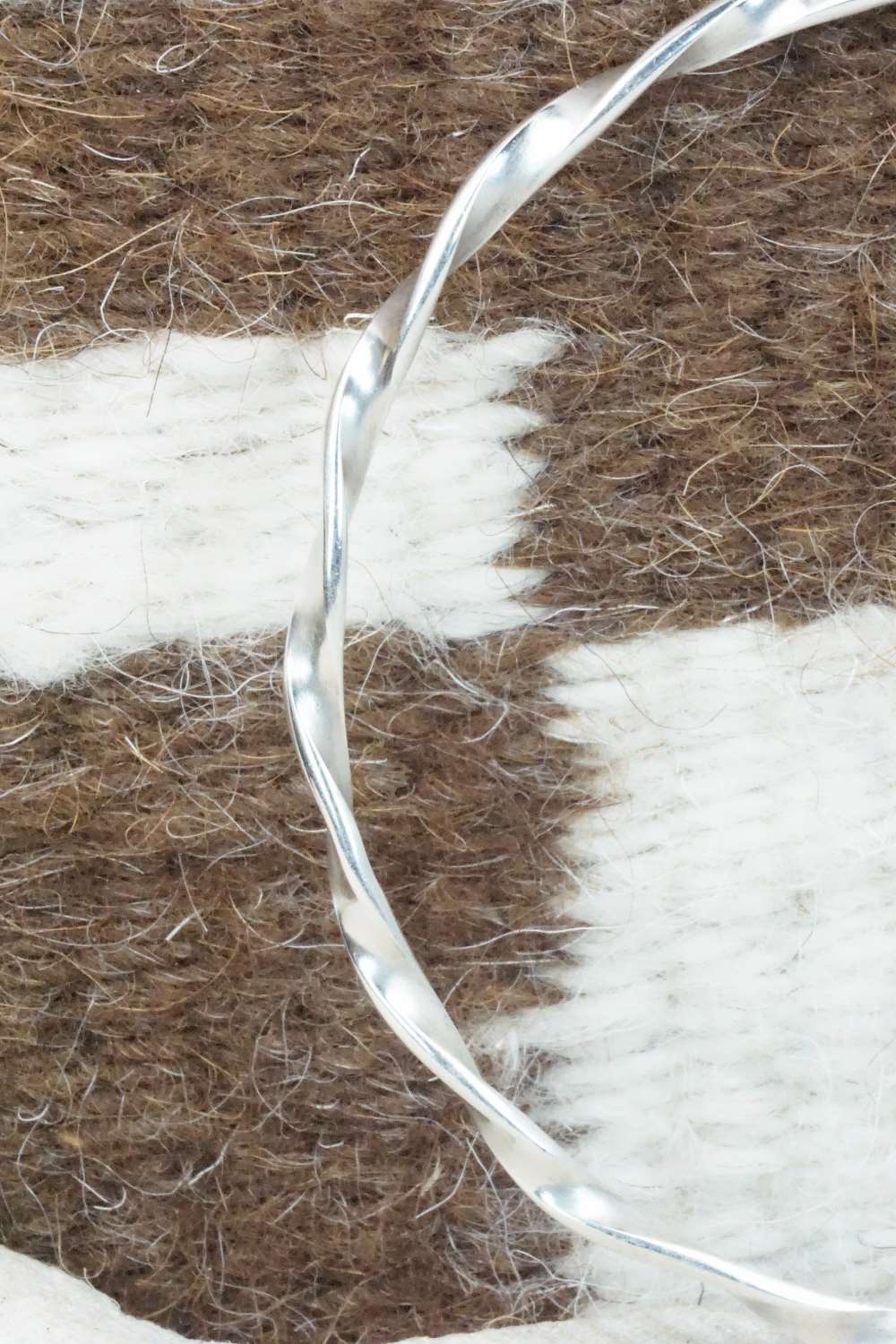 Sterling Silver Bangle Bracelet - Elaine Tahe