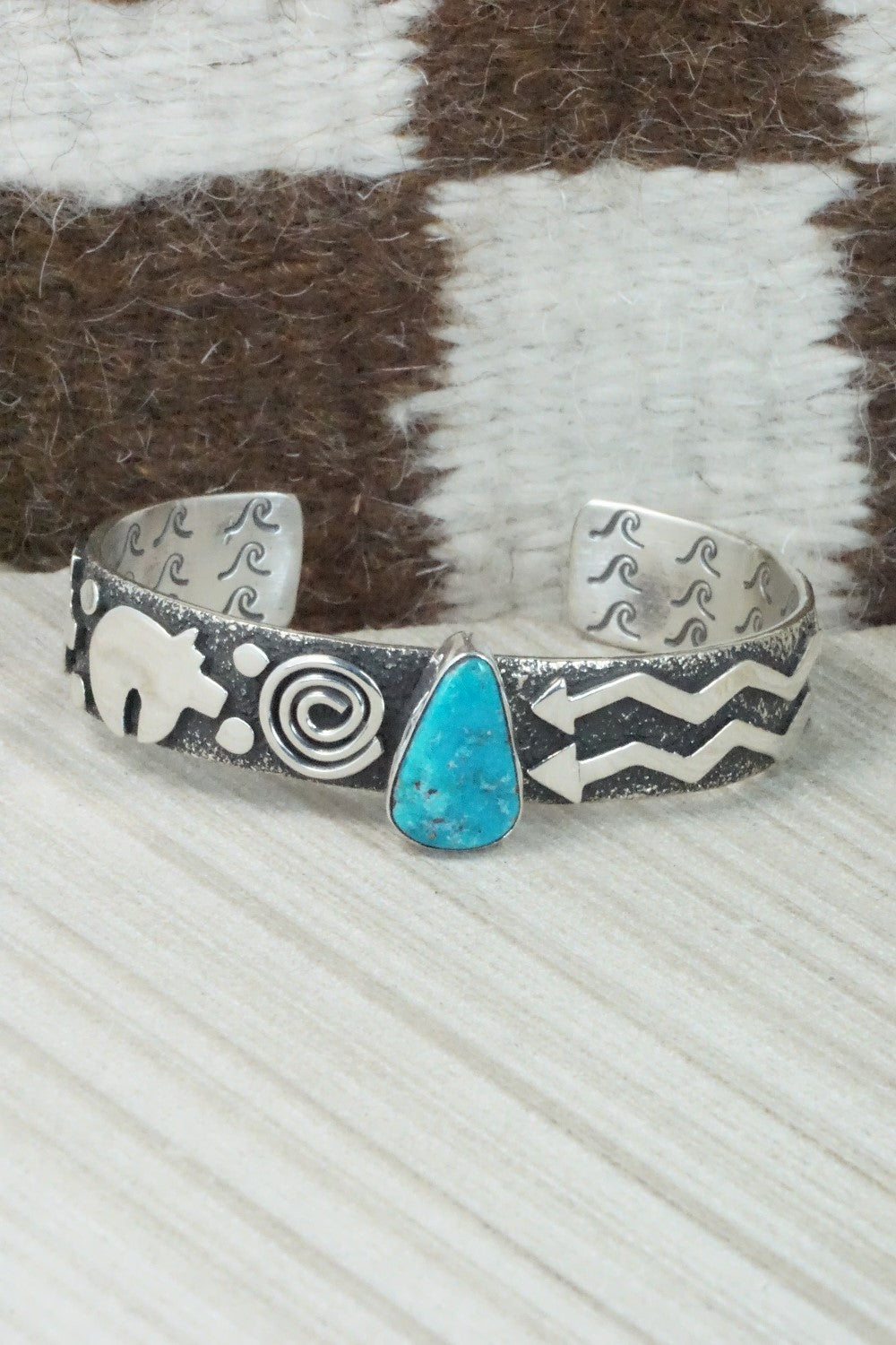 Turquoise & Sterling Silver Bracelet - Alex Sanchez