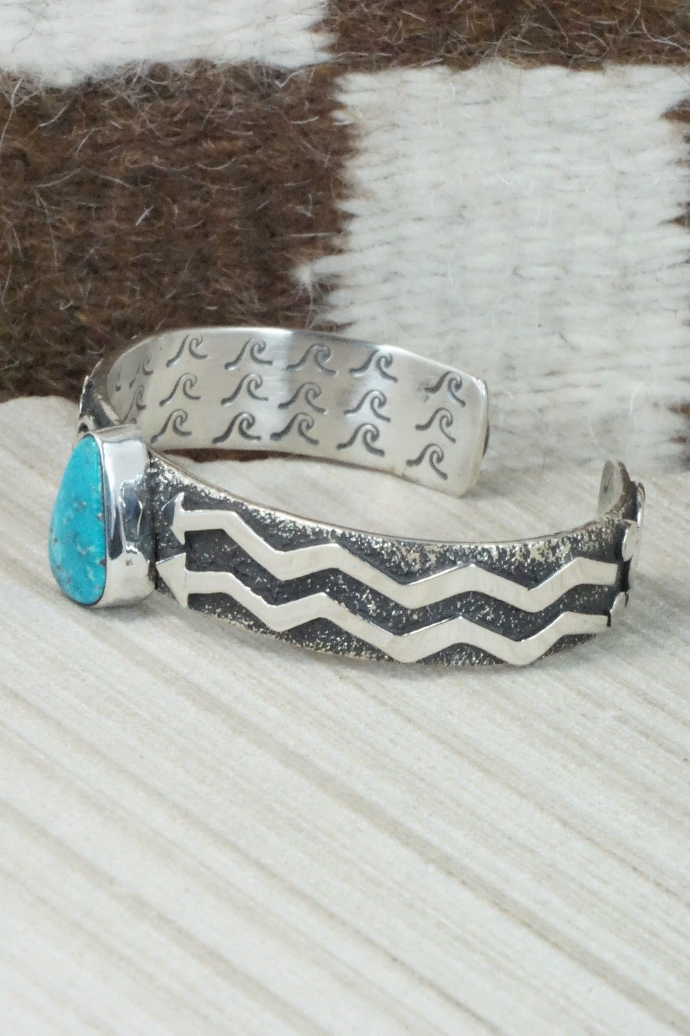 Turquoise & Sterling Silver Bracelet - Alex Sanchez