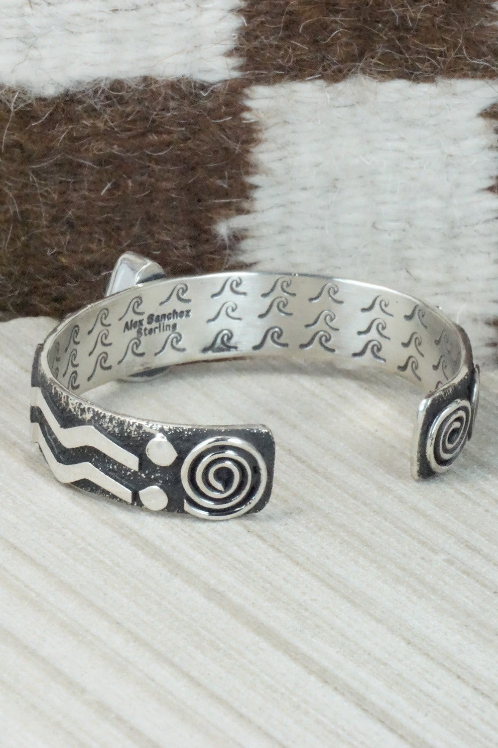 Turquoise & Sterling Silver Bracelet - Alex Sanchez