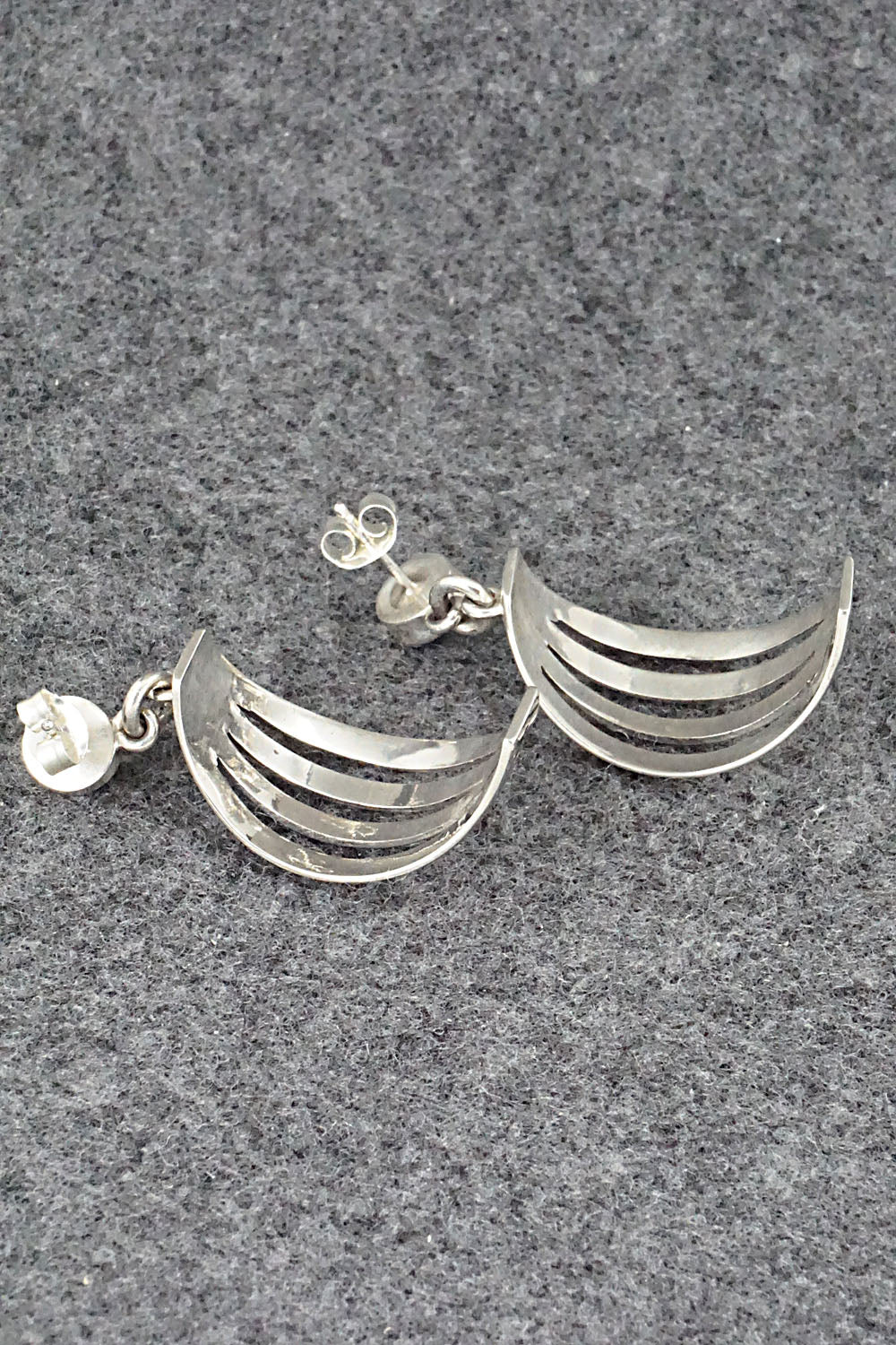 Turquoise & Sterling Silver Earrings - James Bahe