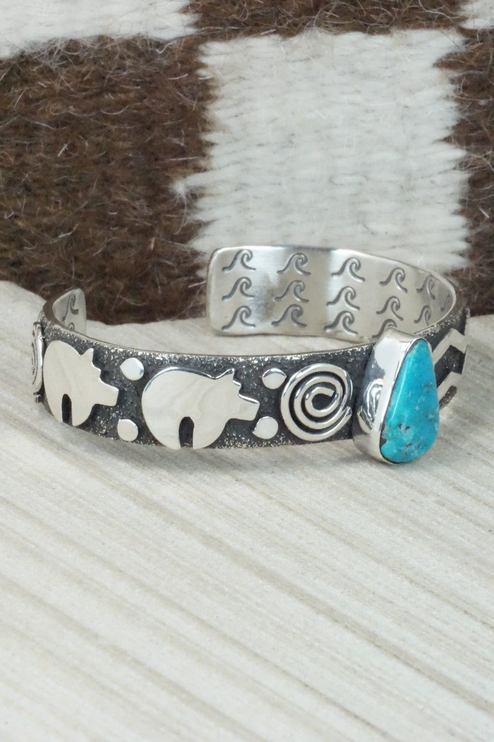 Turquoise & Sterling Silver Bracelet - Alex Sanchez