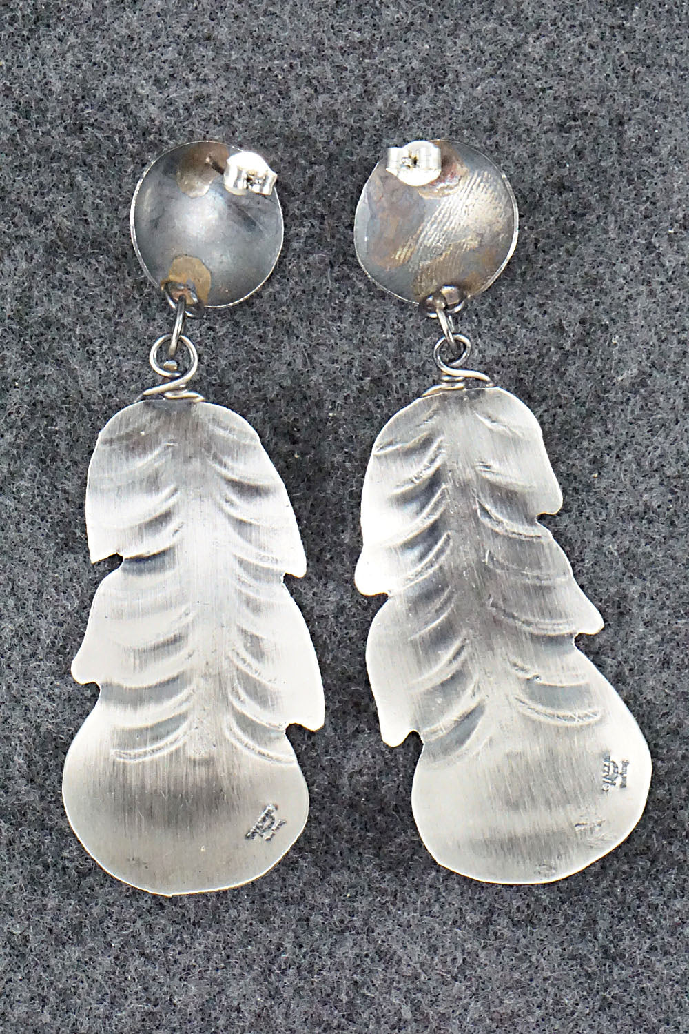 Turquoise & Sterling Silver Earrings - Gabrielle Yazzie