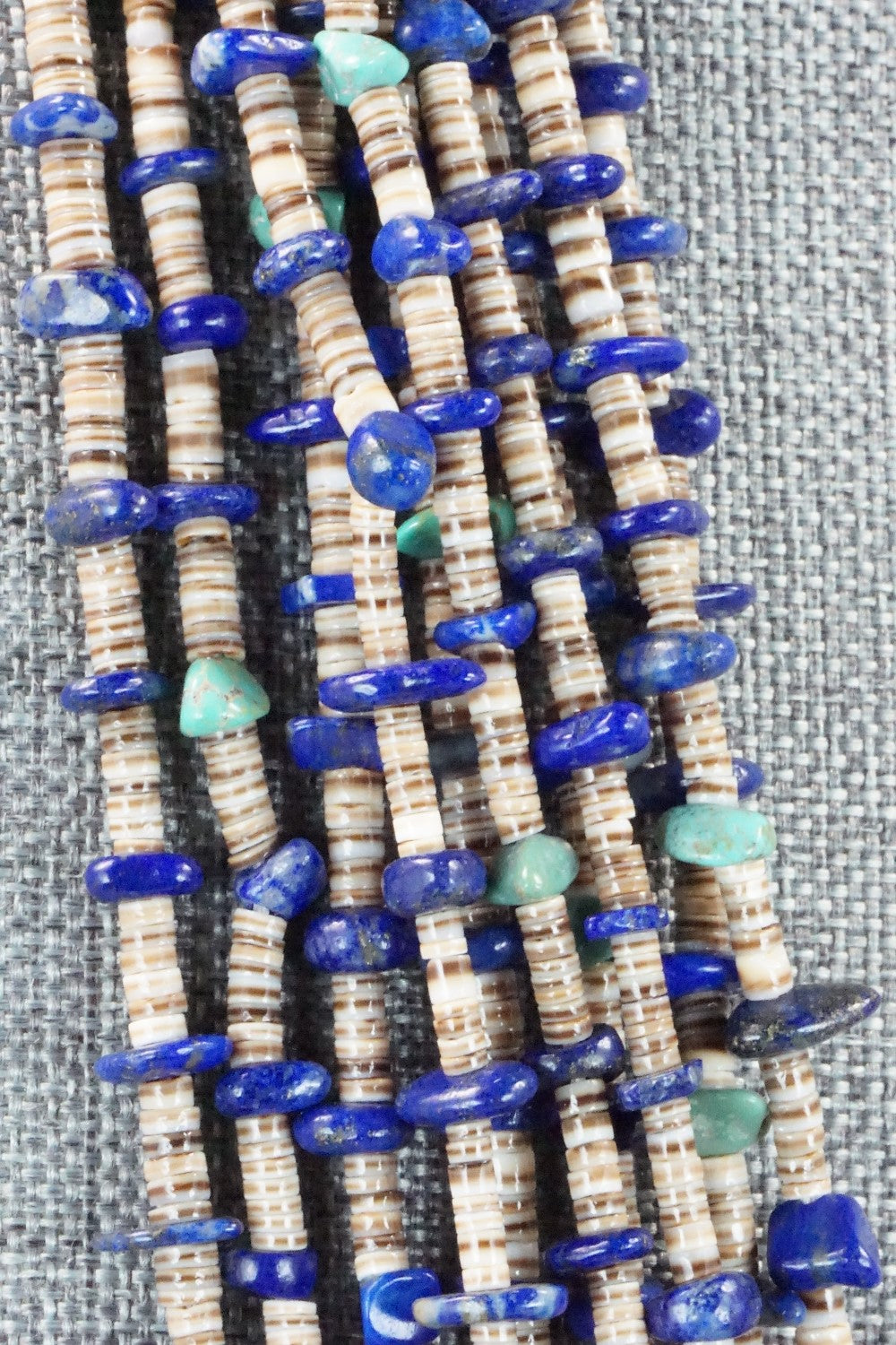 Lapis & Shell Necklace - Ramona Bird