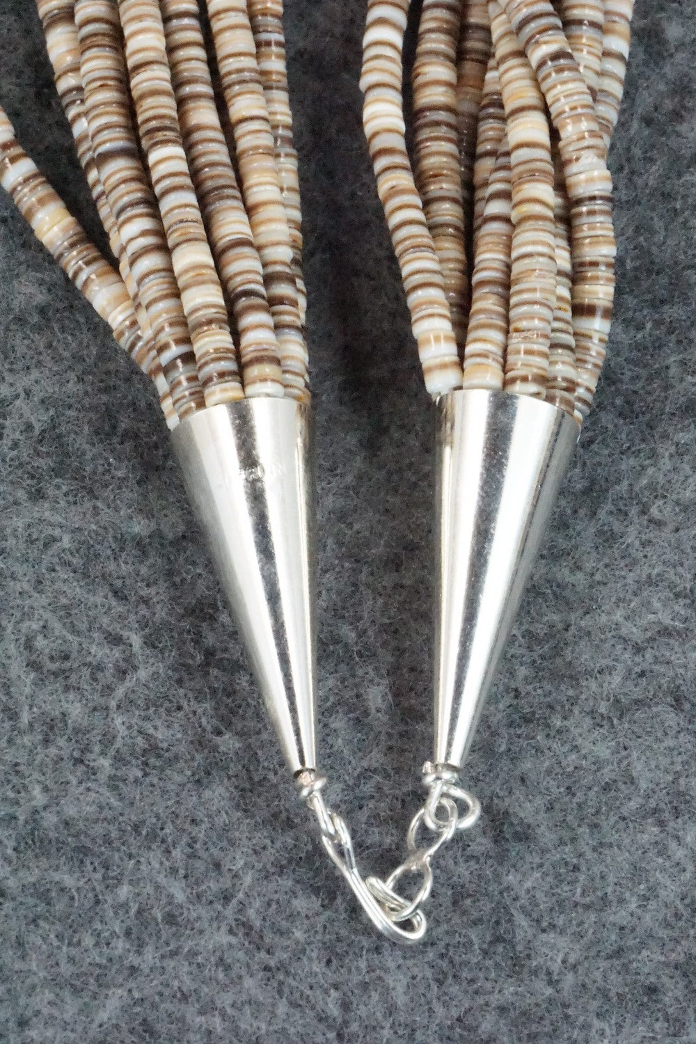 Lapis & Shell Necklace - Ramona Bird