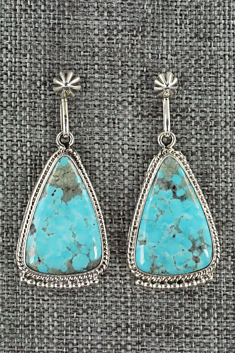 Turquoise and Sterling Silver Earrings - Sharon McCarthy