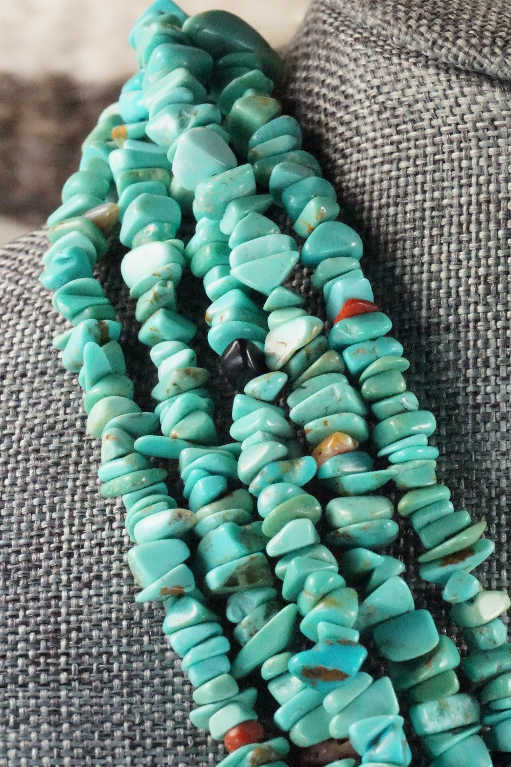Turquoise, Multi Stone Pendant & Sterling Silver Necklace - Chris Nieto