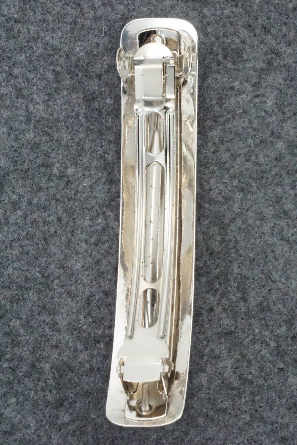 Coral & Sterling Silver Hair Barrette - Jolene Begay
