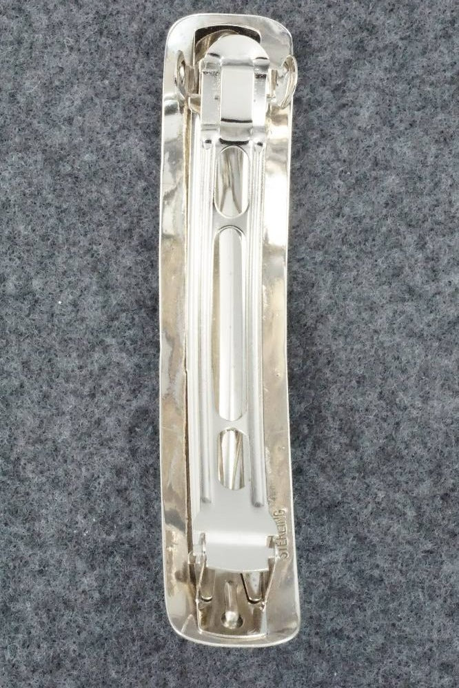 Turquoise & Sterling Silver Hair Barrette - Jolene Begay