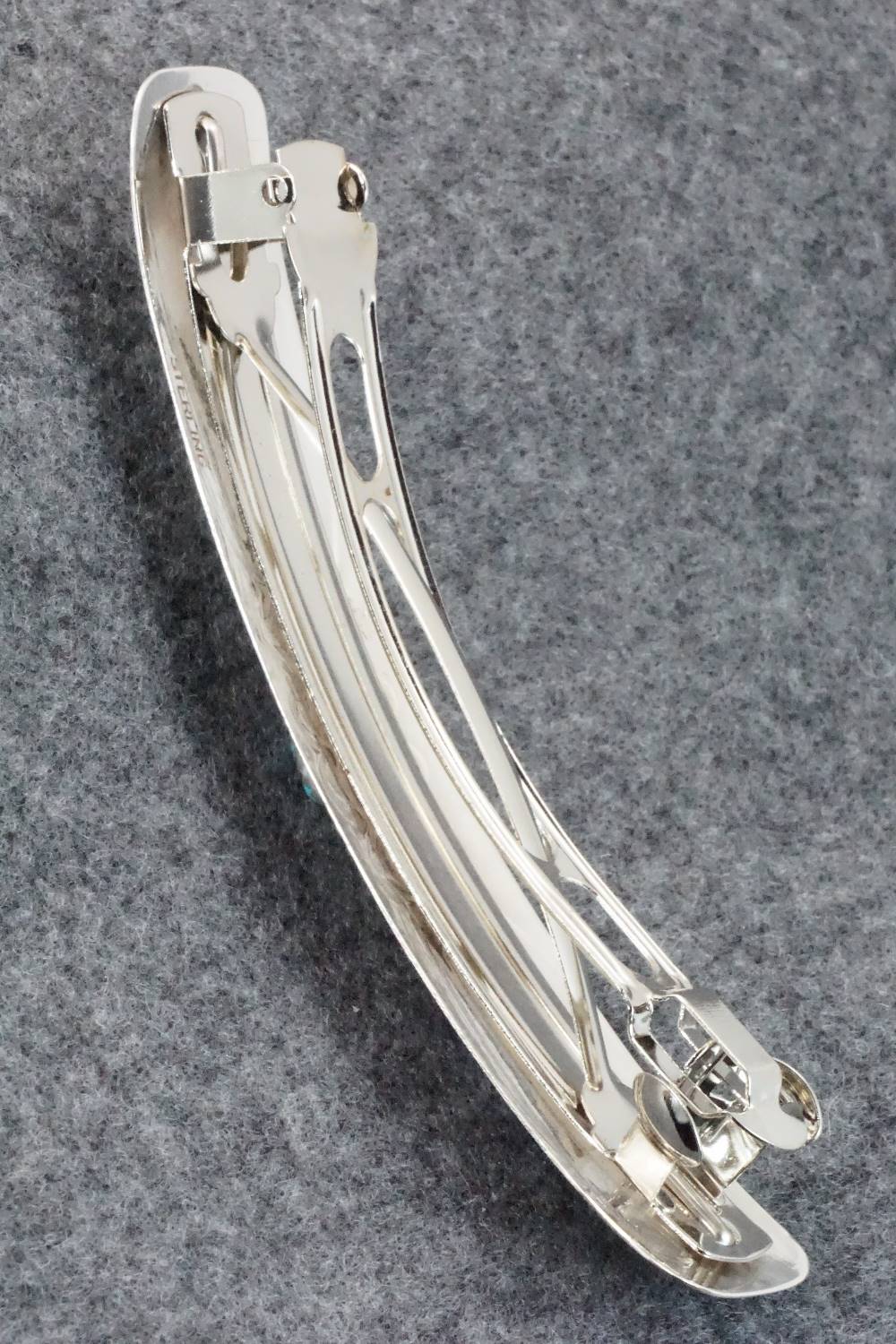 Turquoise & Sterling Silver Hair Barrette - Jolene Begay