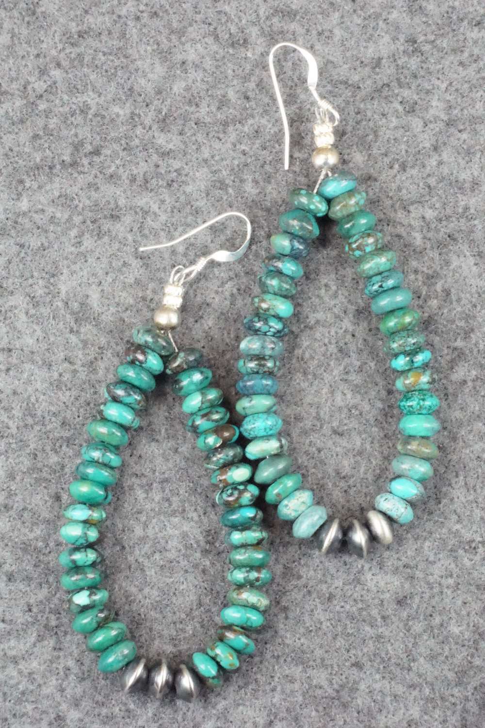 Turquoise & Sterling Silver Pearl Earrings - Louise Joe