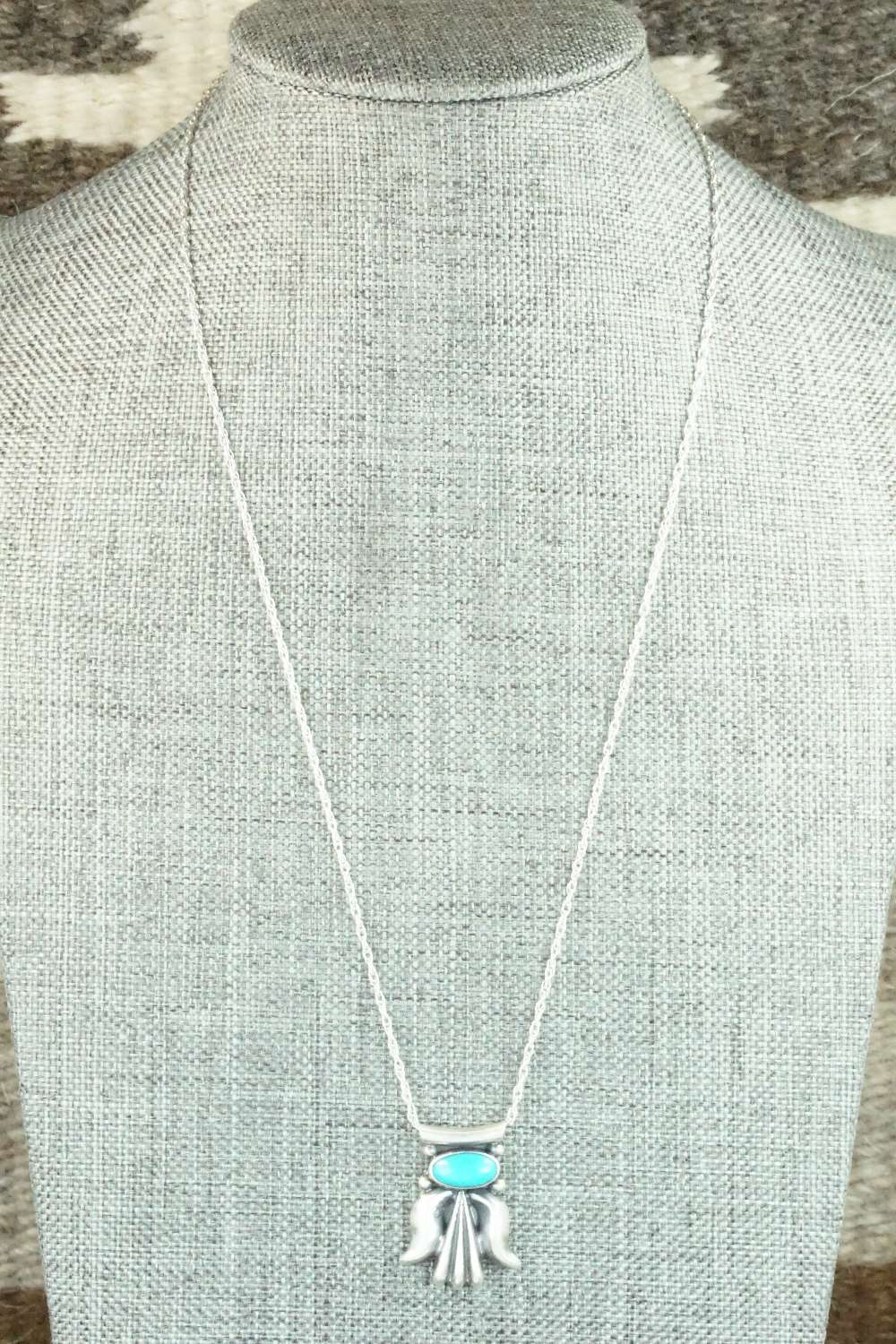 Turquoise & Sterling Silver Necklace - Sharon McCarthy
