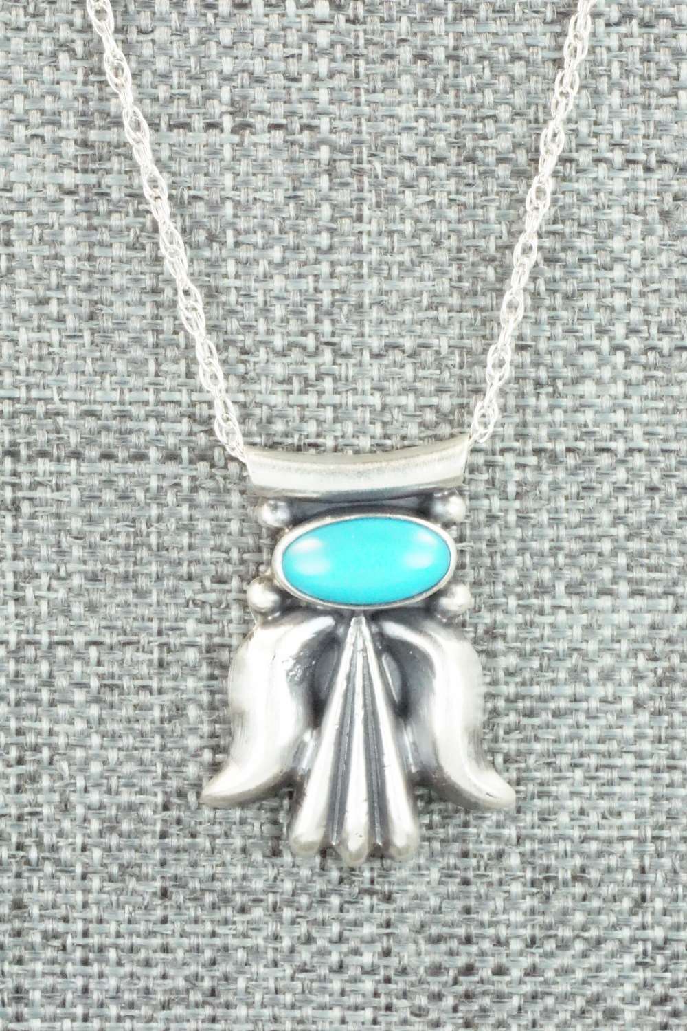 Turquoise & Sterling Silver Necklace - Sharon McCarthy
