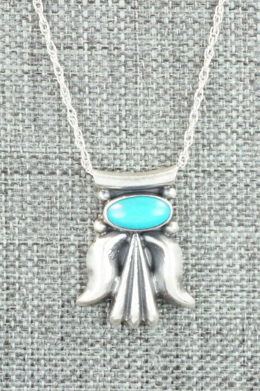 Turquoise & Sterling Silver Necklace - Sharon McCarthy