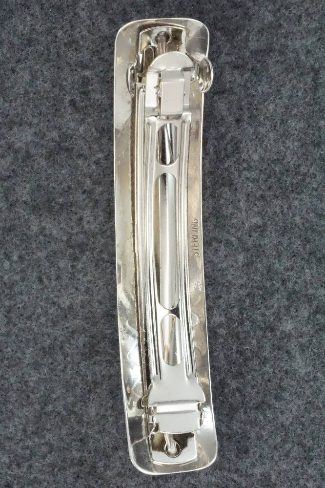 Turquoise & Sterling Silver Hair Barrette - Jolene Begay