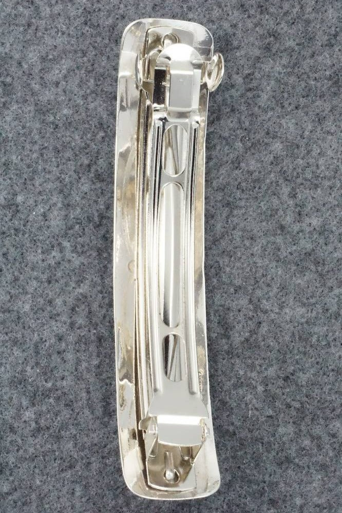 Turquoise & Sterling Silver Hair Barrette - Jolene Begay