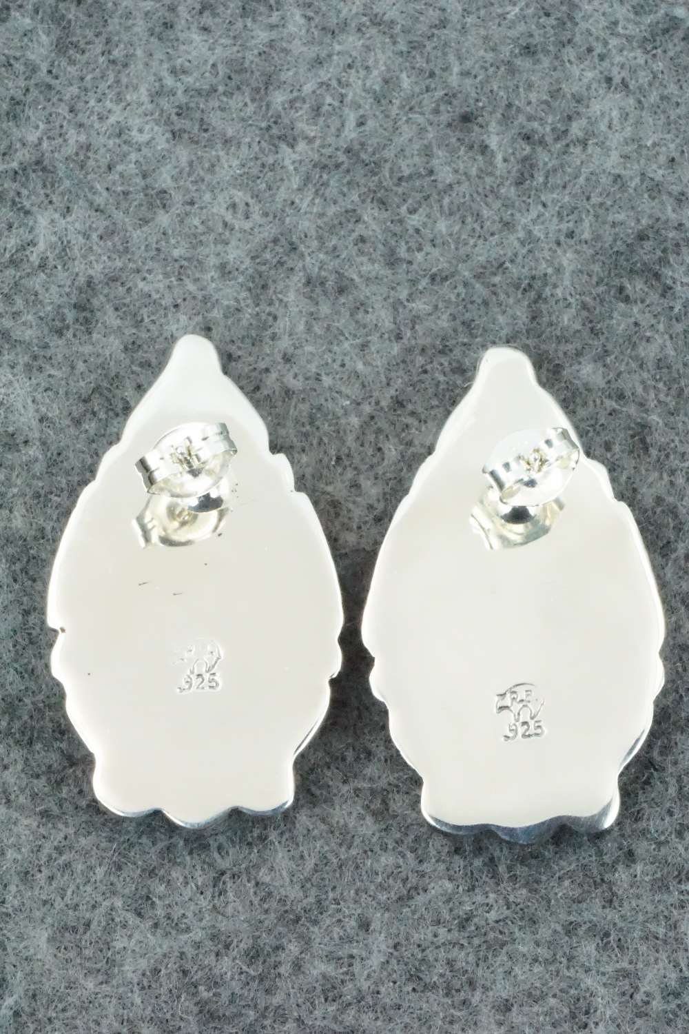 Turquoise & Sterling Silver Earrings - Freida Martinez