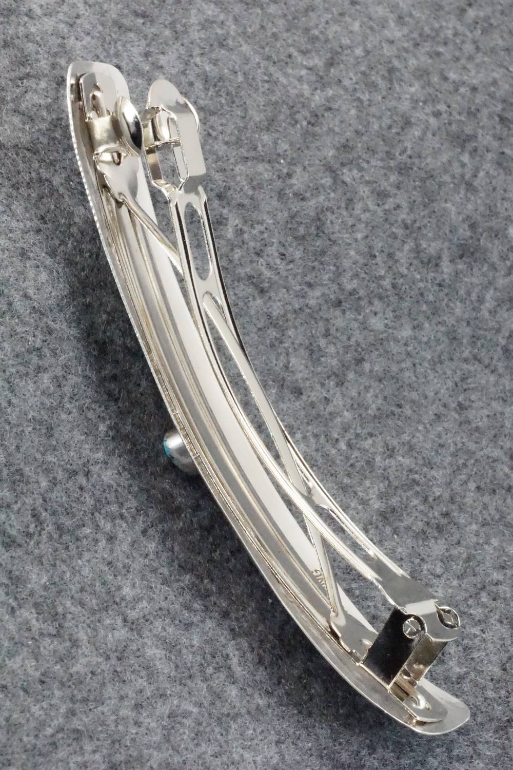 Turquoise & Sterling Silver Hair Barrette - Jolene Begay