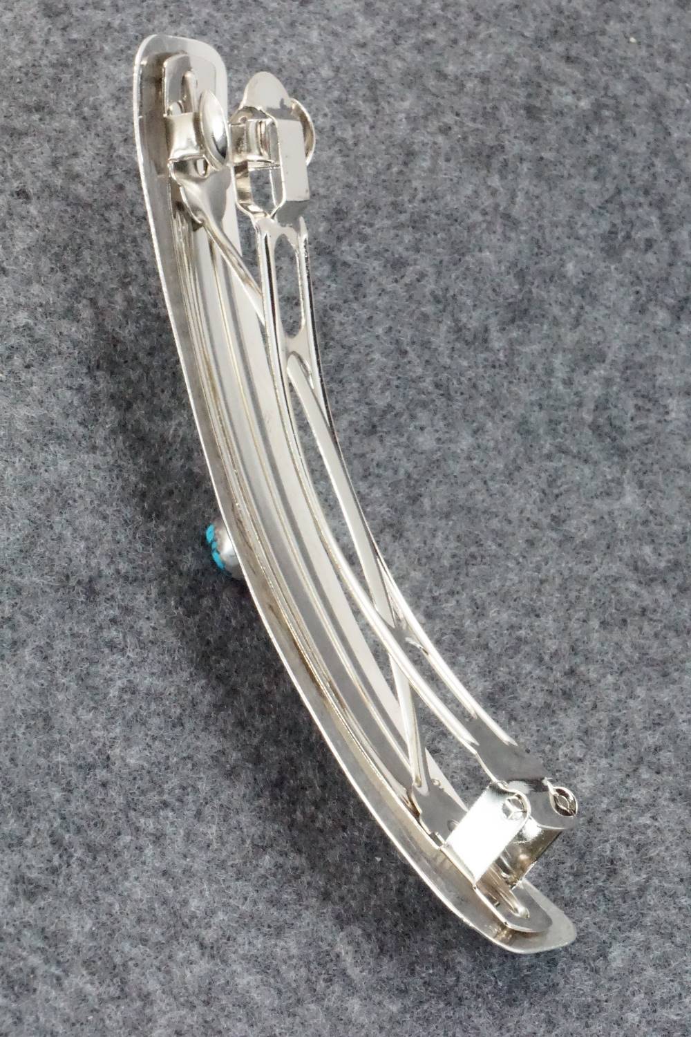 Turquoise & Sterling Silver Hair Barrette - Jolene Begay