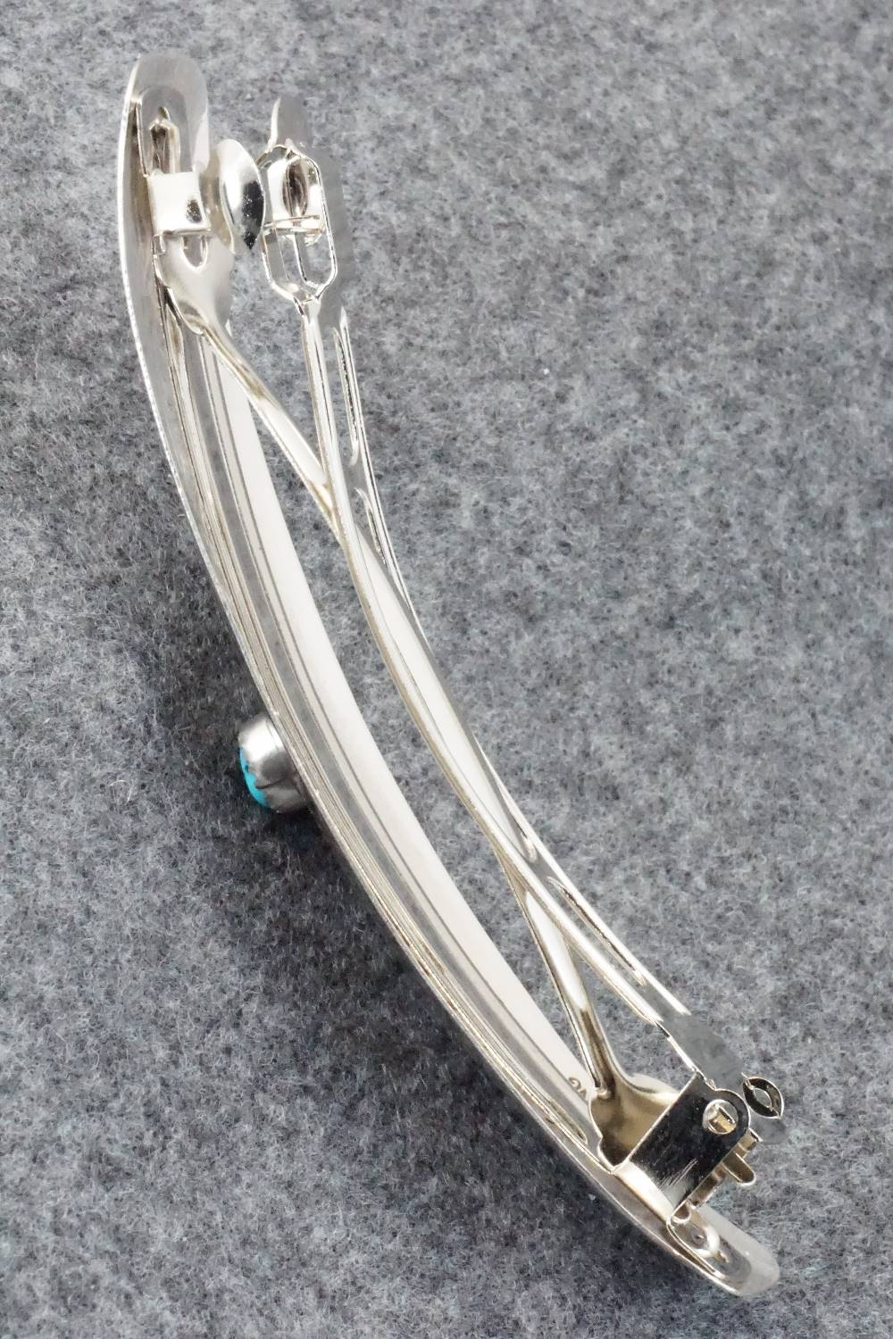 Turquoise & Sterling Silver Hair Barrette - Jolene Begay