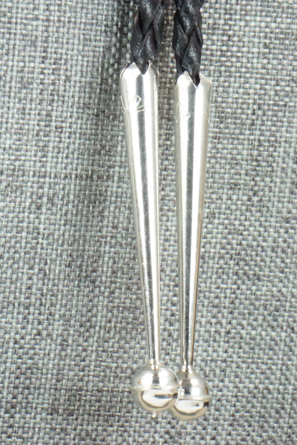 Turquoise & Sterling Silver Bolo Tie - Alvin Joe
