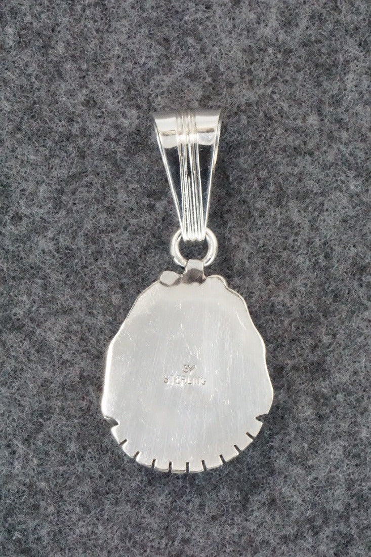 Turquoise & Sterling Silver Pendant - Samuel Yellowhair