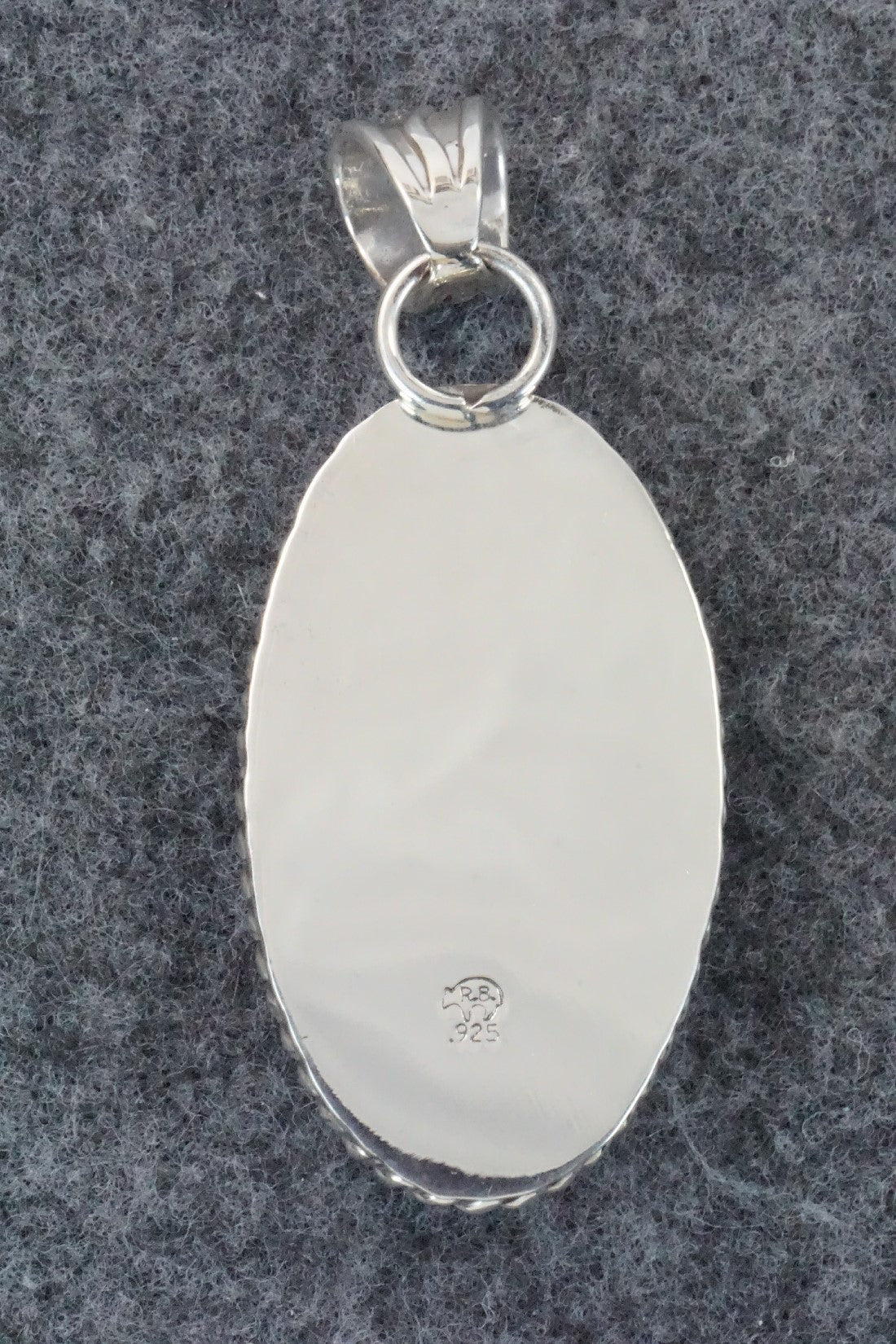 Turquoise & Sterling Silver Pendant - Sheena Jack