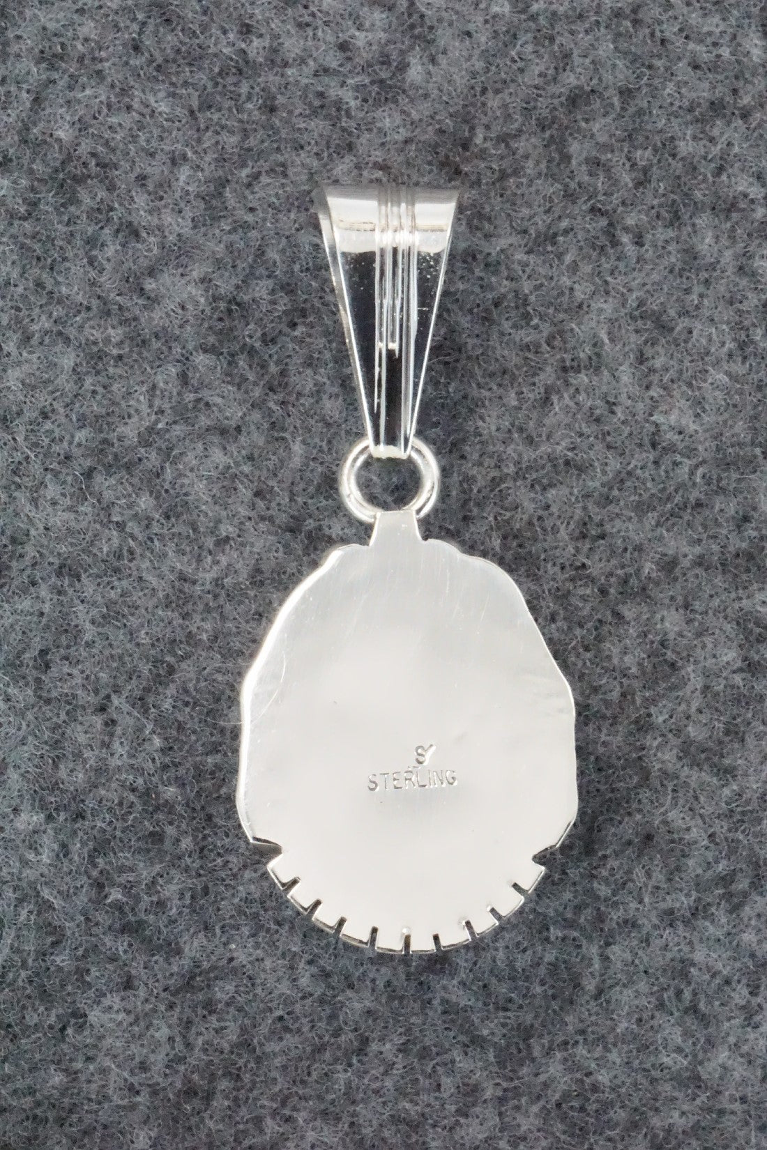 Turquoise & Sterling Silver Pendant - Samuel Yellowhair