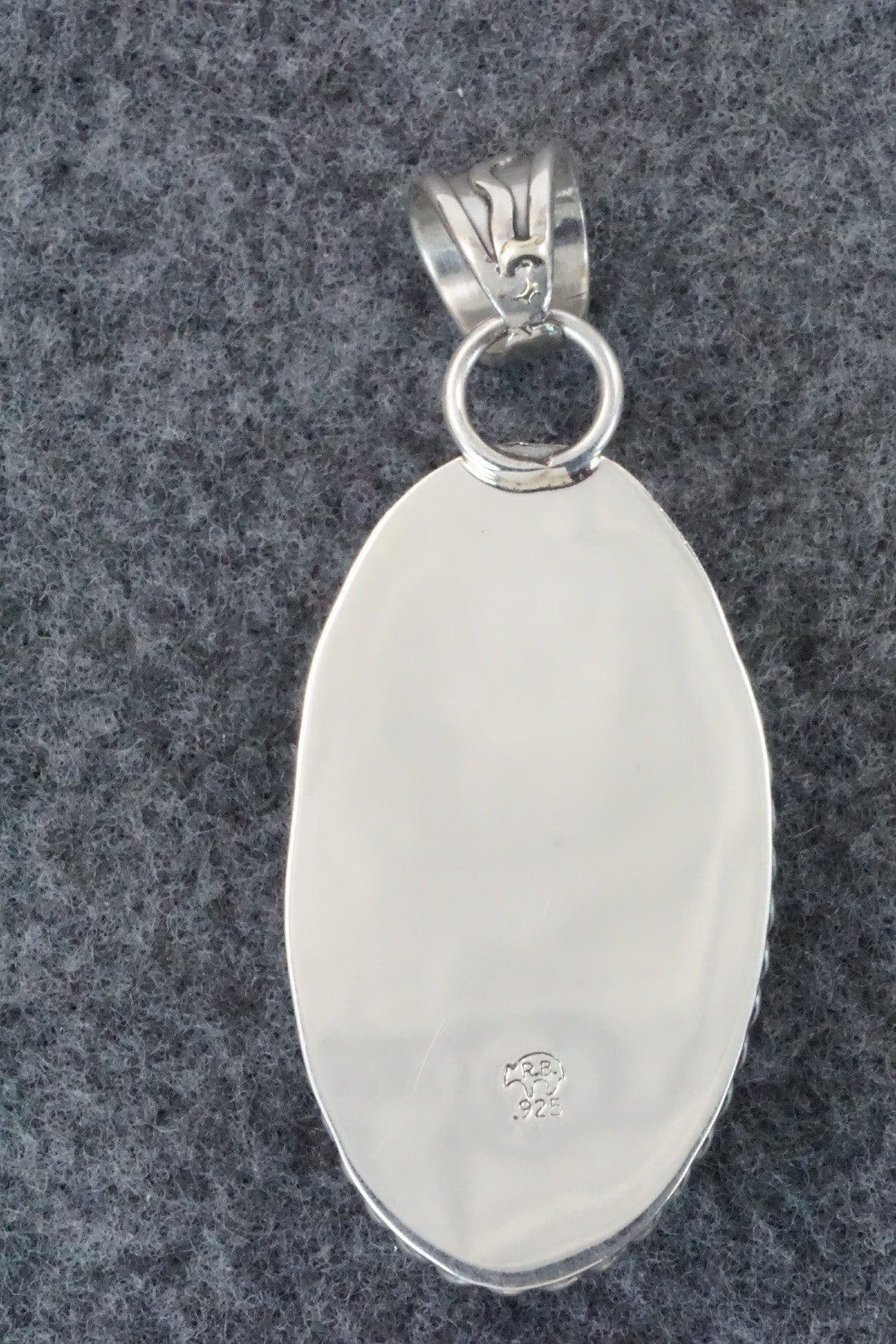 Turquoise & Sterling Silver Pendant - Sheena Jack