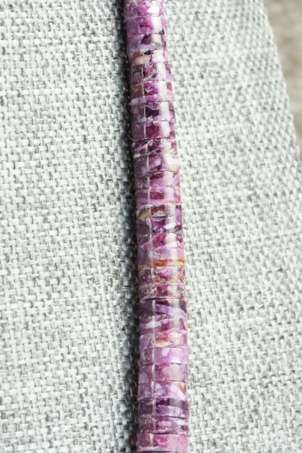 Spiny Oyster & Sterling Silver Necklace - Louise Joe
